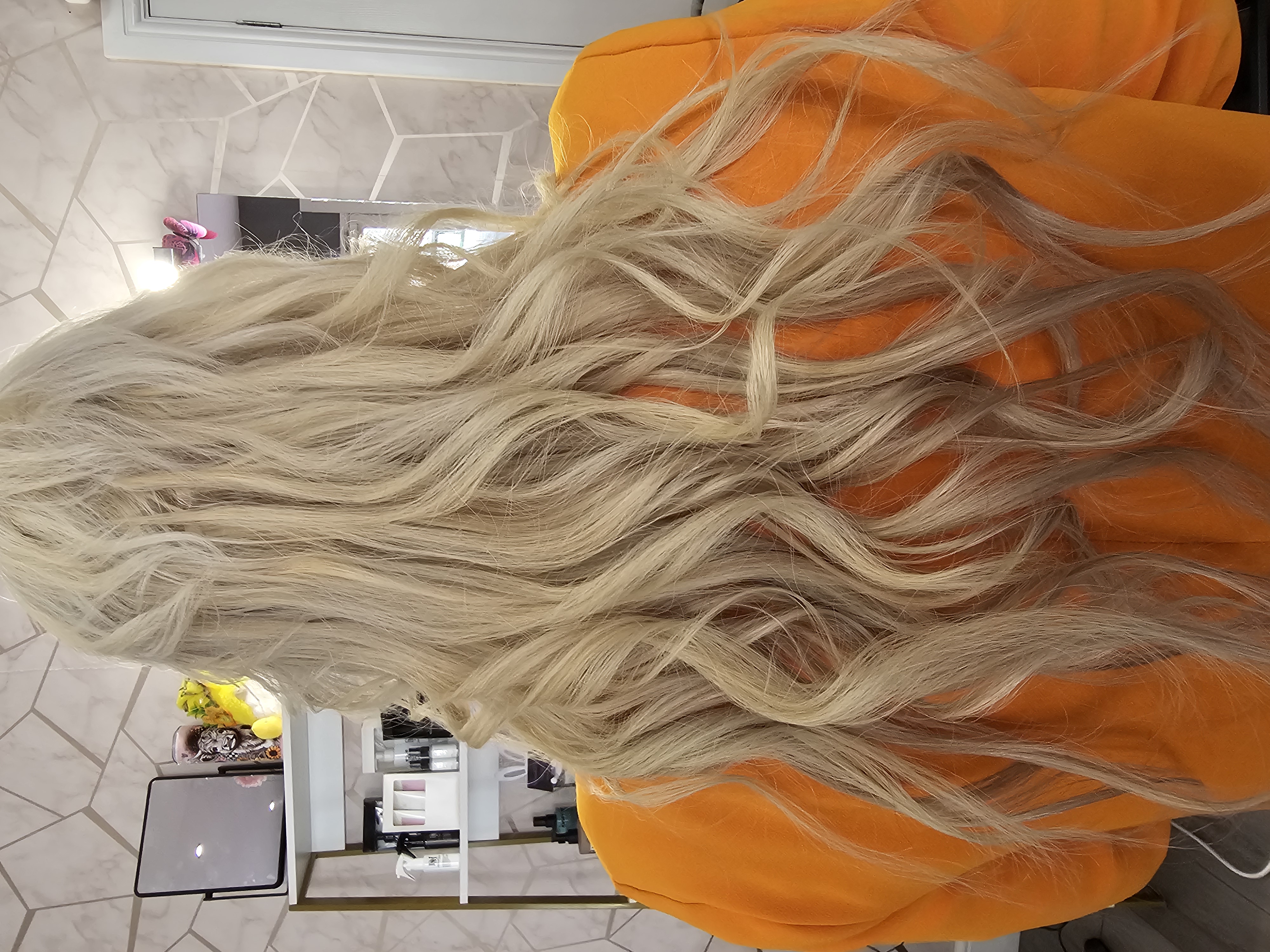Client hairstyle - blonde